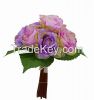 artificial 8-Head Bridal Rose Bush,qrtificial bouquet for marriage