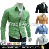 2015 latest cotton super cotton long sleeve fashion casual shirt for men