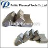 Marble cutting segment for cutting hard marble block lasb