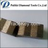 Marble cutting segment for cutting hard marble block lasb