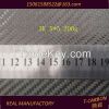 Carbon Fiber 3K Twill Woven Fabric 200g/m2 0.28mm Thick 5 counts/cm Carbon Yarn Weave Cloth