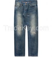 Indigo &quot;Savage Rocker&quot; Denim Pants