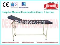 2 SECTION EXAMINATION COUCH