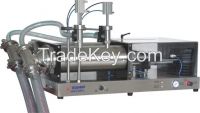 pneumatic double head filling machine