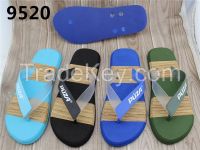 New design pvc strap men slippers