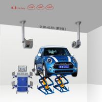 5D wheel alignment for mini-scissor lift FEG-A-5D