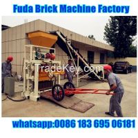 QT40C-1 manual concrete hollow block making machine