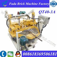 QT40-3A smally hydraulic concrete hollow block machine