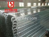 galvanized scaffolding steel plank /steel board with punched/press hook