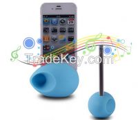 Wireless music egg stander Audio loud speaker amplifier for Cell phone