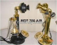 Brass Candle Telephone 