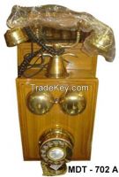 brass wall hanging telephone 