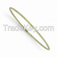 14K Green Gold Slip-On Bangle - BW7 From USA