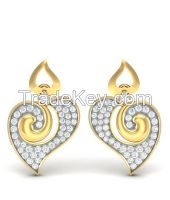 Get the Twin Heart Diamond Earrings Online