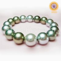wholesale cheap multi-color south sea shell pearl earrings