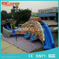 KULE toys inflatable water park giant polar bear park with pool for sale