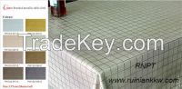 Brushed metallic table cloth