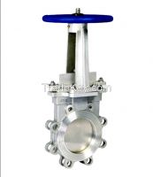 Rising & Non-rising stem resilient seated flange knife gate valve