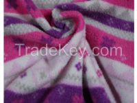 100 polyester folk style custom printed polar fleece fabric China