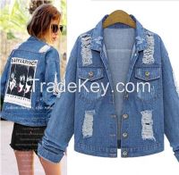 Designer unique fashion jacket for girl From China