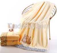 wholesale hot sale  high quality cheap promotion china custom 100% cotton Bath towel with low price From China
