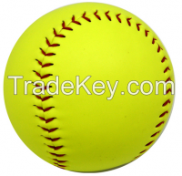 high quality&cheap price 12 inch custom pvc leather cork core softball