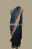 SA 130 - Organic black saree