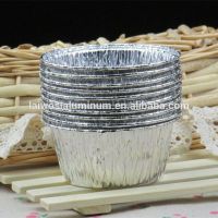 Disposable aluminium foil container for cake baking small baking cup