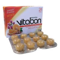 Sore Throat Lozenge VITABON Herbal Drops with Ginger and Orange Honey