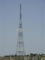 Hybrid Microwave Telecom Steel Tower