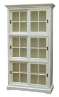 Bookcase with Six Sliding Doors