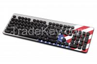 Waterproof keyboard, with flag design