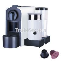 Automatic Combi capsules machine with Milk Frother