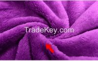 polyester faux fur throw blanket faux fur throw manufacturer From China