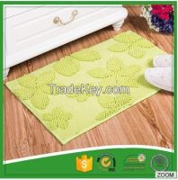 Stylish PVC Backed Floral Jacquard Chenille