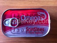 Canned Sardine in VEGETABLE Oil 125g