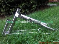 titanium folding bicycle frame