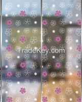 silk screen print decorative art glass From China