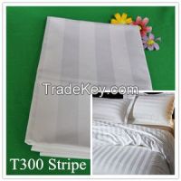 Wholesale 100% cotton white plain hotel bed linen fabric