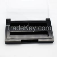 Plastic eye shadow powder case