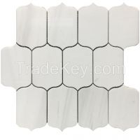 Natural Marble White Marble Dolomite Marble Mosaic