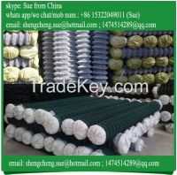 Hot dipped galvanized PVC coated chain link fence made in CN
