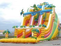 Inflatable slide