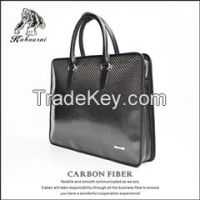 High-grade carbon fiber TPU men's bag briefcase file bag briefcases for man