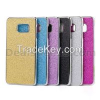 Glitter Powder Leather Skin Hard Phone Cover for Note 5 Samsung Galaxy