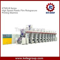 High Speed Plastic Film Rotogravure Printing Machine