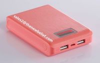 LCD power bank dual ports