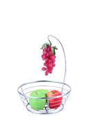 fruit basket with banana holder，storage basket with banana holder，fruit bowl