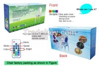 2015 Modern design cheap LED light acrylic dining chairs From China