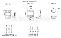 Sets Of Resistors SR1-2R, SR1